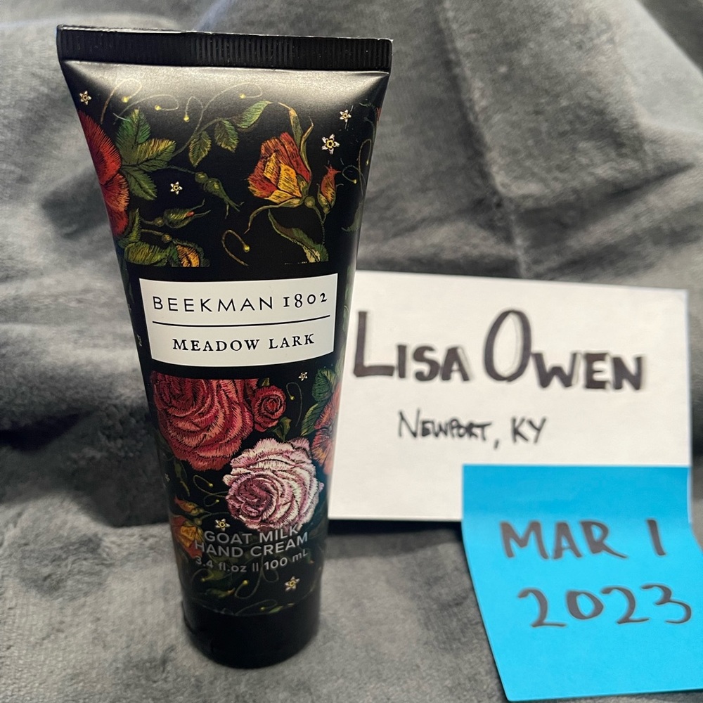 Beekman Meadow Lark Goat Milk Hand Cream